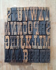 Vintage WOODEN Letterpress