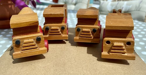 Vintage wooden toys - wooden, ~