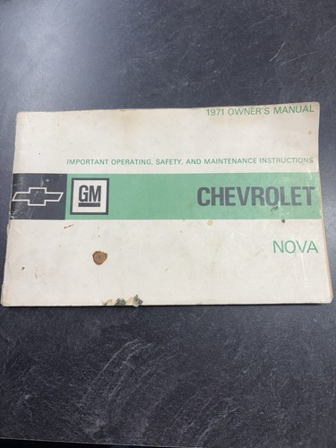 1971 nova factory gm - nova,