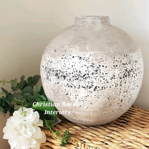 Large ceramic stone vase aged - ceramic,