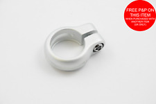 OLD SCHOOL BMX  MTB, ATB,  BIKE 28.6 mm ALLOY SILVER  SEAT CLAMP FOR 25.4 POST
