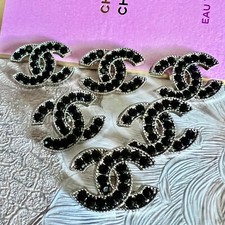 Lot 5 Buttons Chanel CC Replacement Buttons 22x15mm Metal Buttons Button Stamped