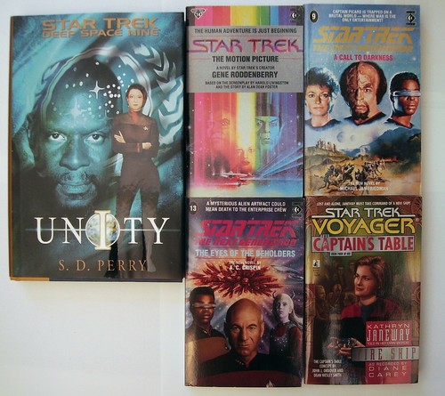 Star trek books - 5, 4
