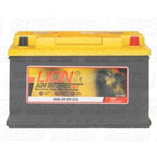 L4 AGM 115 AGM Car Battery 12V 80Ah 800cca L315 W175 H190 0/1 B13 3 Year By Lion