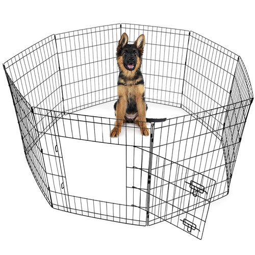 Metal dog playpen - dog, foldable