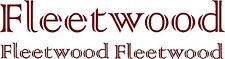 3 x FLEETWOOD CARAVAN/ MOTORHOME LOGO STICKERS CHOICE OF COLOUR OTHER SIZES #001