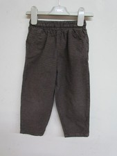 Zara Boys Check Trousers age 4 elastic wasit pull on