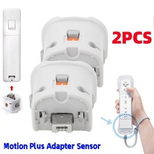 2PCS Motion Plus Motion Plus Adapter Sensor for Nintendo Wii Remote Controller