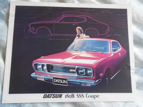 Datsun 180b sss - coupe, brochure