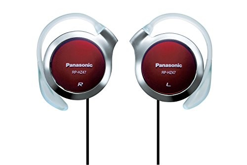 Panasonic clip headphones - panasonic, red