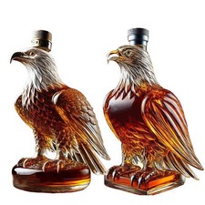 Unique Eagle Whiskey Glass Decanter Bottle Exquisite Decor Gifts for Men, Dad