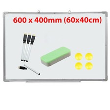 MAGNETIC WHITEBOARD SMALL LARGE WHITE BOARD DRY WIPE NOTICE OFFICE SCHOOL HOME