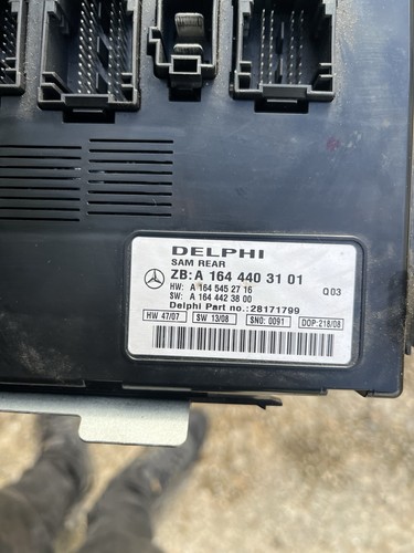Rear sam module control - rear, unit