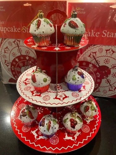 Christmas cupcake stand - christmas, stand~3