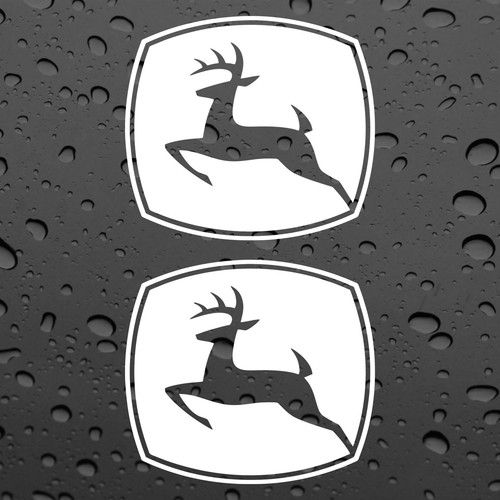 John deere stickers vinyl - x2,