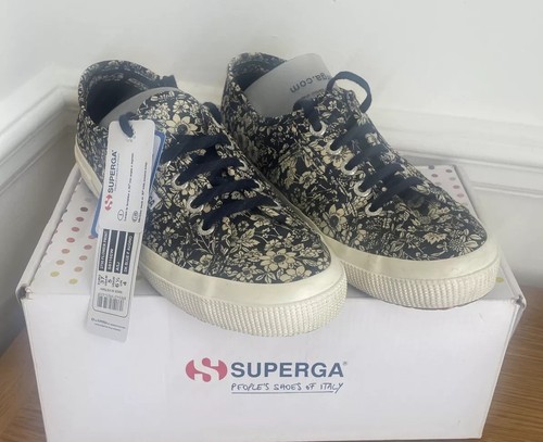 Superga 2750 flower print dark - flower,