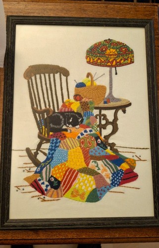 Vtg 1980 dimensions crewel - 1980,