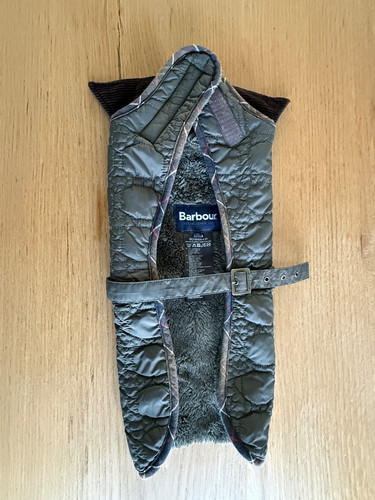 Barbour green quilted doggy - barbour,