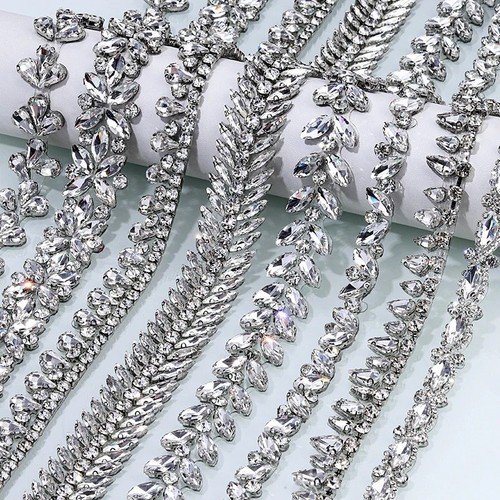 Yard crystal rhinestone trim - yard,