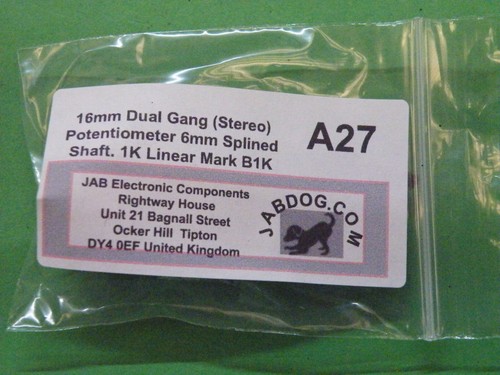 Stereo dual gang 16mm - dual,