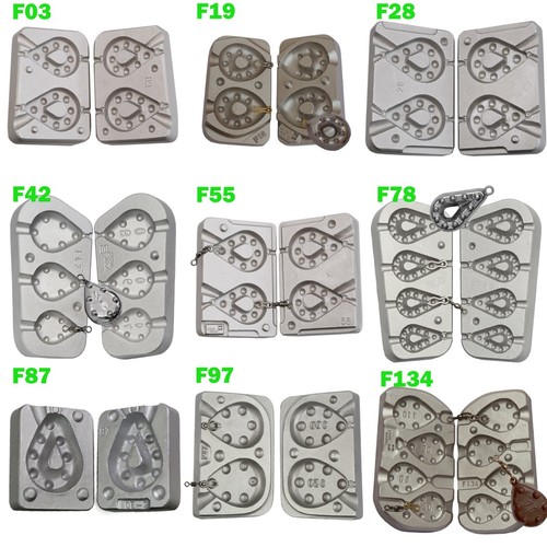 Fishing moulds grip pear - moulds, bomb