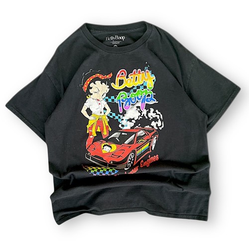 Betty boop racing shirt mens - betty,