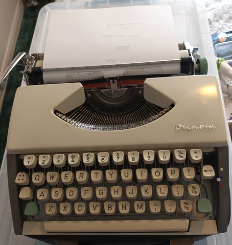 Vintage 1960s olympia portable - vintage,