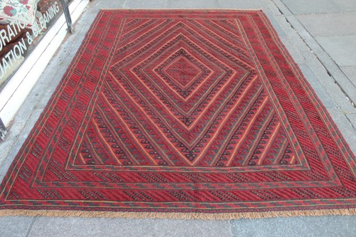 Vintage hand made afghan - vintage,