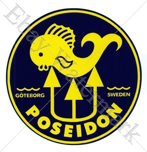 Poseidon scuba tank - , decal