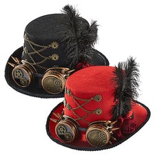 Steampunk Top Hat with Goggles
