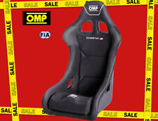 FIA HANS OMP Champ-R 2024 Fibreglass Seat Racing Rally Black bucket SALE