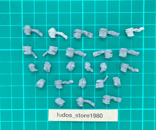 Bretonnia heads helmets - x, 24