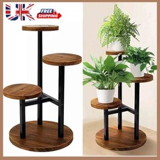 3 Tier Metal & Wooden Plant