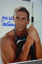 Sean Connery signed James Bond