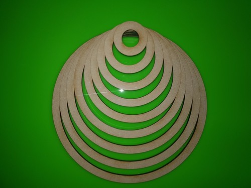 Mdf rings craft - craft, shapes