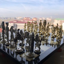 Antique Chess Set Handmade