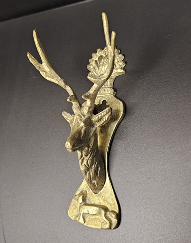 Vintage solid brass deer - vintage,