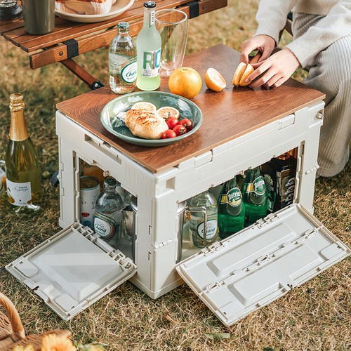 Stackable folding storage - folding, box