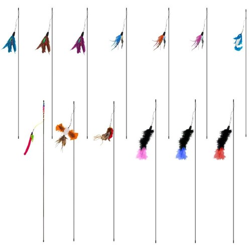 Magic wand cat toy feather - toy,