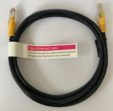NEW Genuine Sky Ethernet Cable Black/Yellow Official (For Sky Router/Connector)