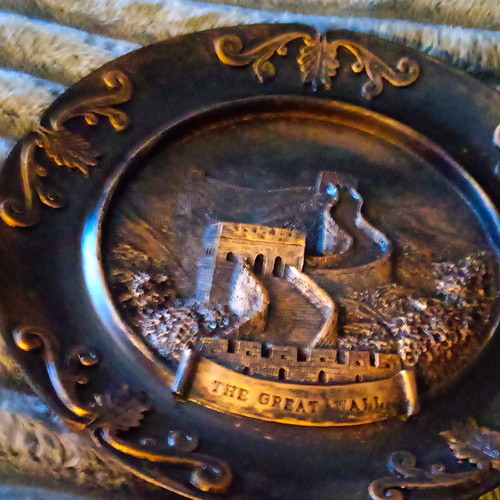 Collector plate great wall - great, of