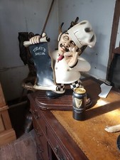 Vintage Pastry Cook Display