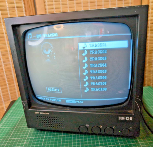 Vintage cem 12inch mono crt - mono,