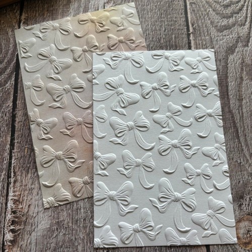 Diy bow embossed dies - embossed, mold