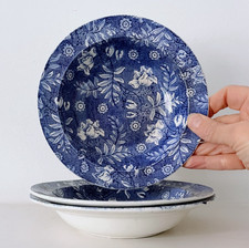 3 x Royal Tudor Ware Blue