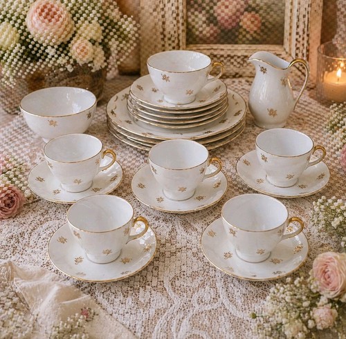 Vintage queen anne fine bone - anne,