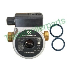 GRUNDFOS UPS 15-60 1 INCH BRASS  SECONDARY HOT WATER CIRCULATOR PUMP 230V