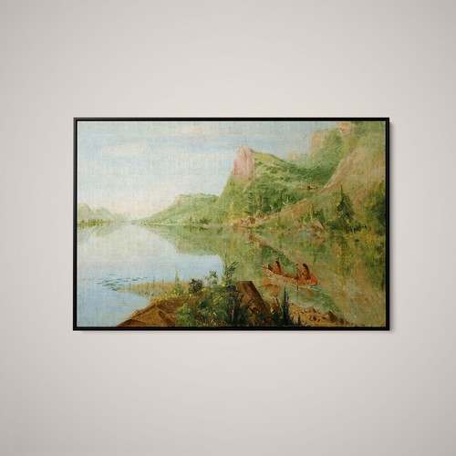 George catlin view - catlin, on