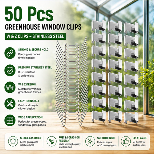 Greenhouse window clips for - clips,