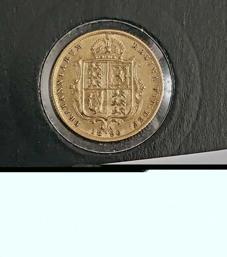 1890 queen victoria gold half - 1890,